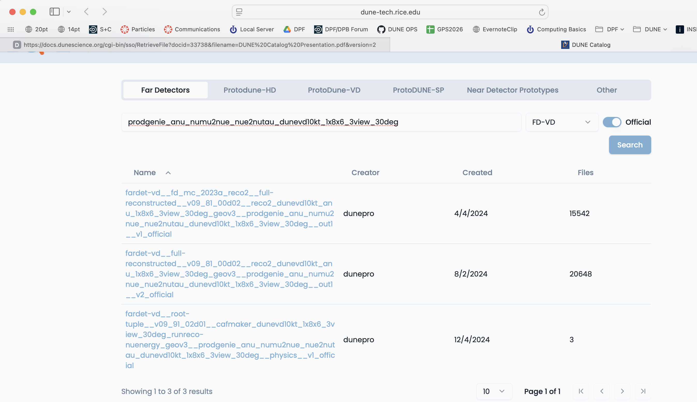 Fast keyword search